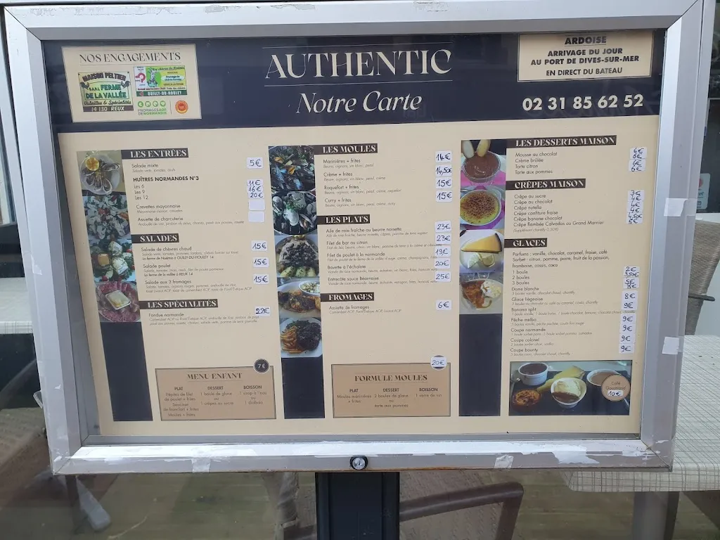 Menu_AUTHENTIC restaurant_Houlgate_image_3
