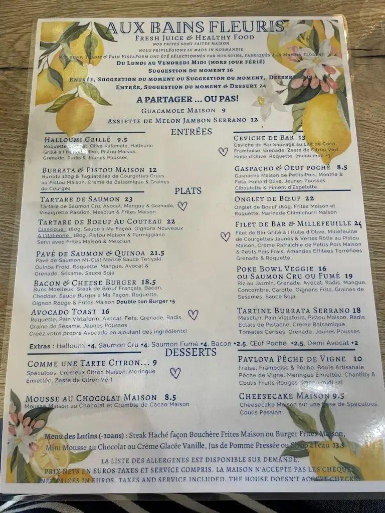 Menu_Aux Bains Fleuris_Houlgate_image_4