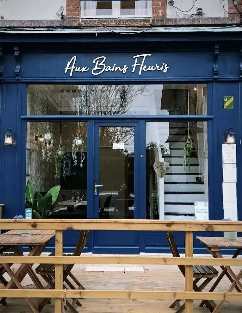 Aux Bains Fleuris restaurant in Houlgate