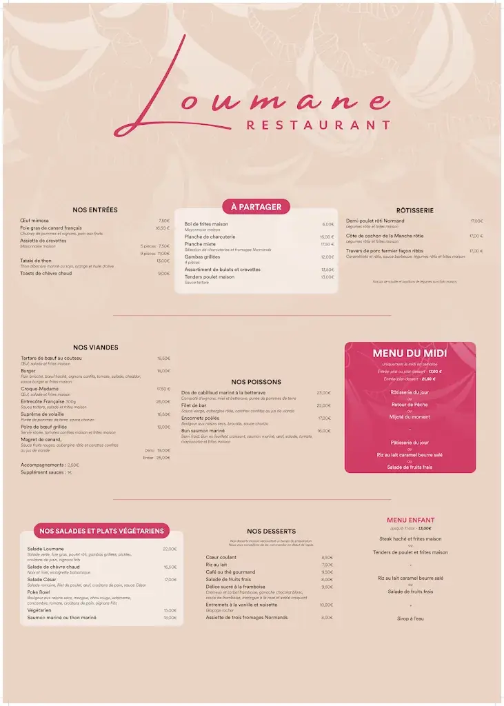 Menu_Loumane Restaurant_Ifs_imagen_1