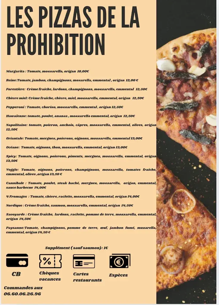 Menu_Restaurant La Prohibition Jullouville_Jullouville_image_1
