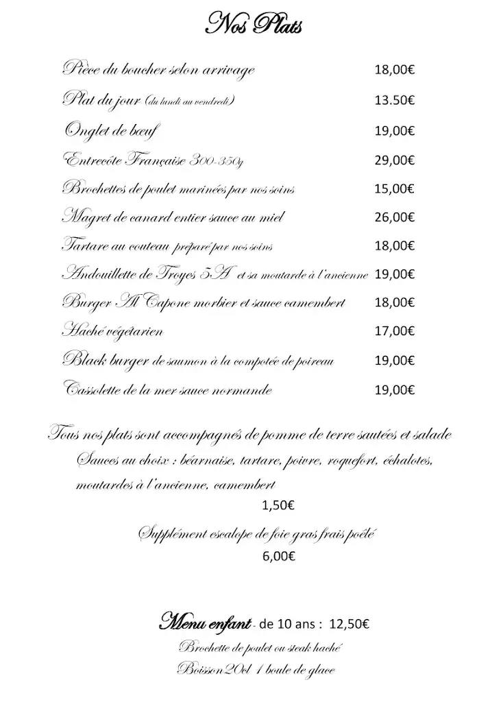 Menu_Restaurant La Prohibition Jullouville_Jullouville_image_2