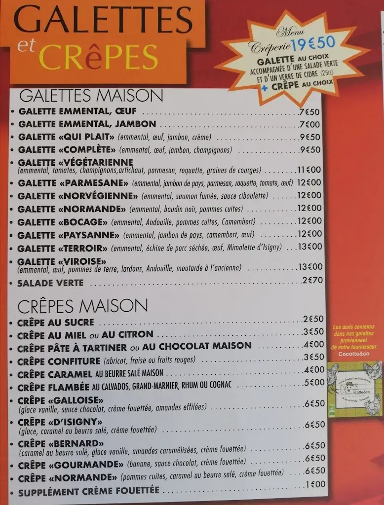 Menu_Le Central_Isigny-sur-Mer_image_2