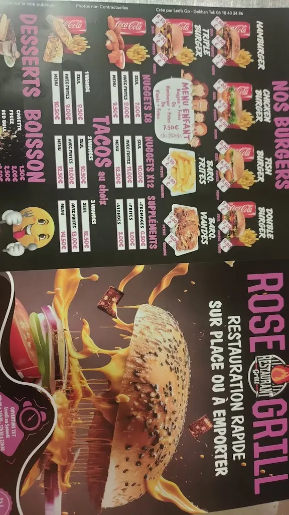 Menu_Rose grill_Bonneville-sur-Iton_image_2