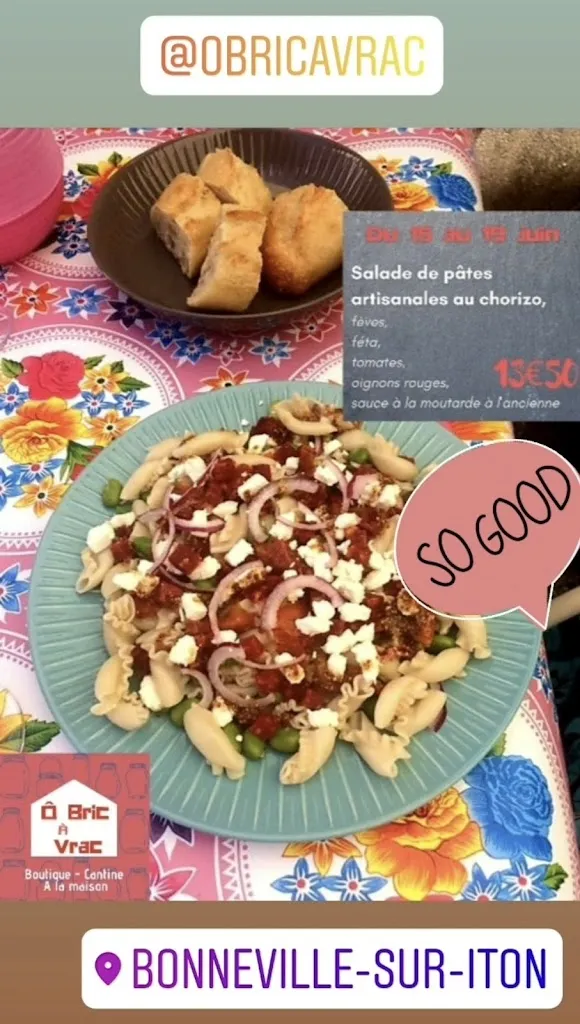 Menu_Ô Bric à vrac_Bonneville-sur-Iton_image_1