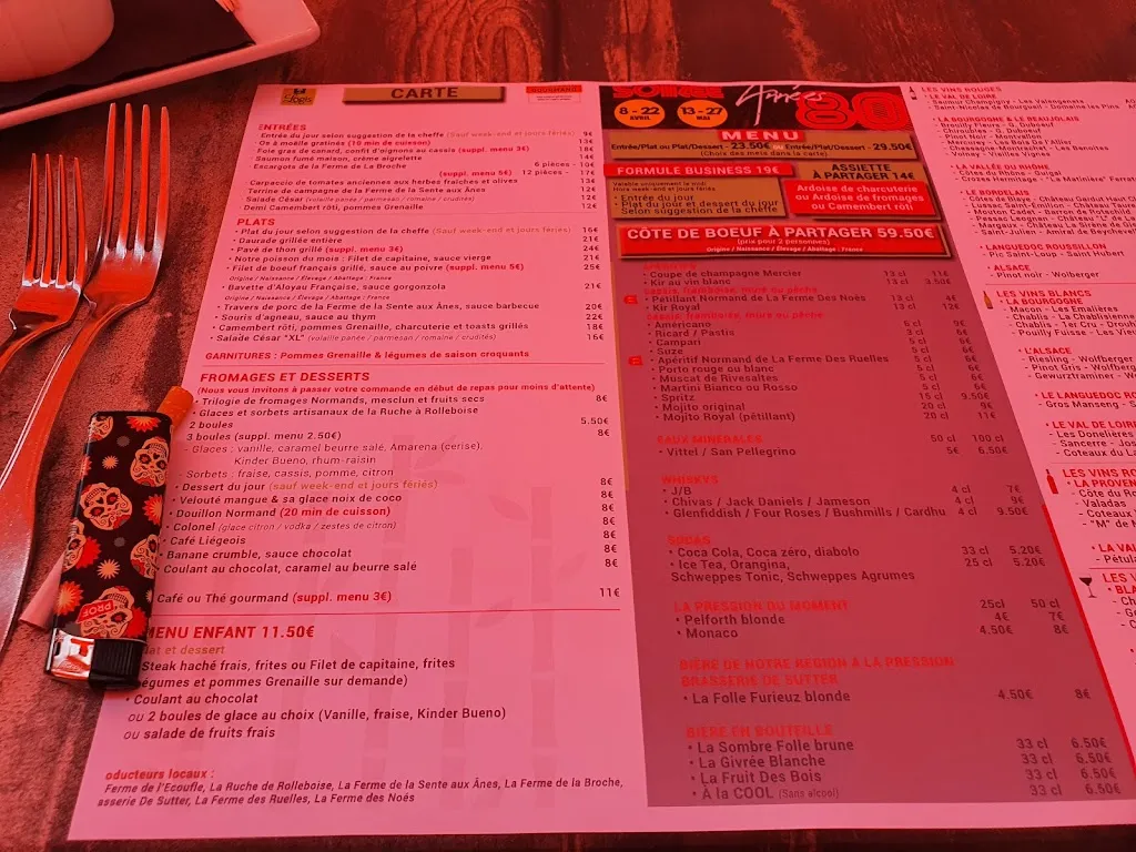 Menu_Auberge Les Canisses_Saint-Pierre-la-Garenne_image_4