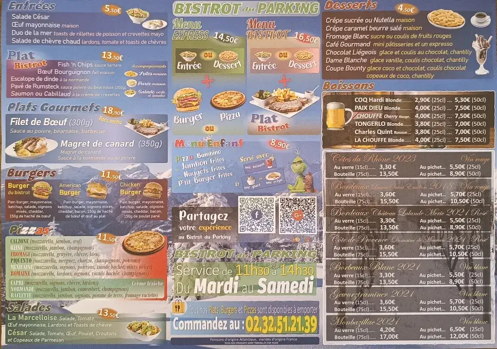 Menu_Bistrot du parking_Saint-Marcel_image_1