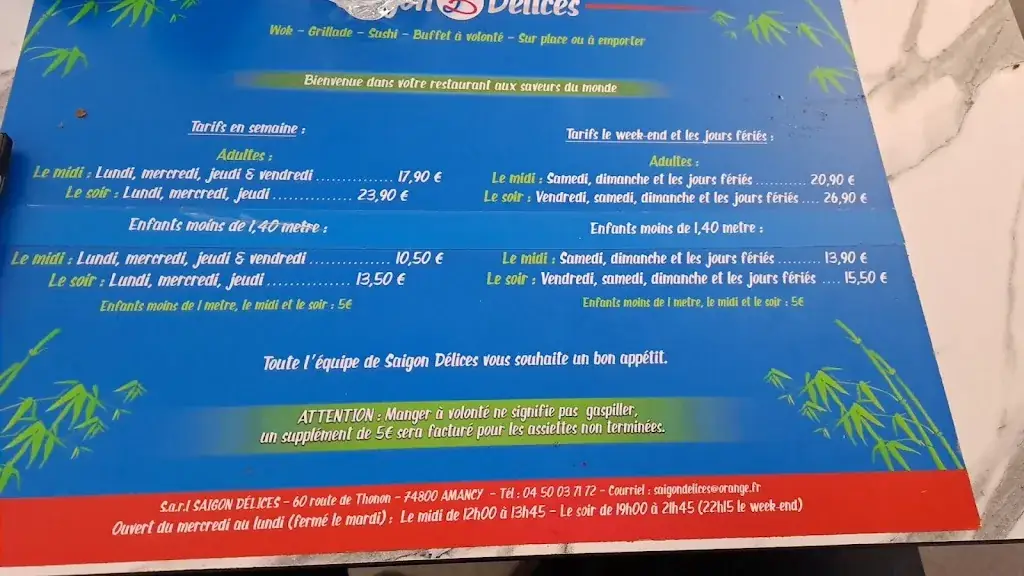 Menu_Saigon Délices_Amancy_image_1