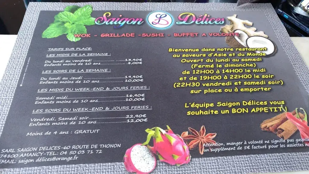 Menu_Saigon Délices_Amancy_image_2