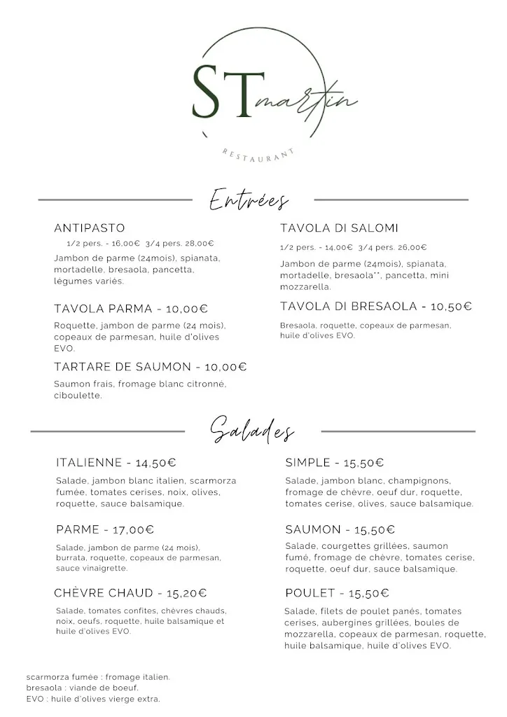 Menu_Restaurant Saint Martin Nonancourt_Nonancourt_image_3
