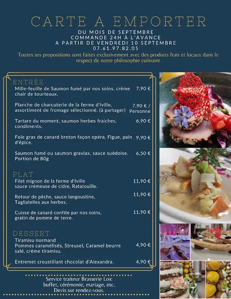 Menu_brasserie loic restaurant traiteur_Saint-Pierre-des-Fleurs_image_3