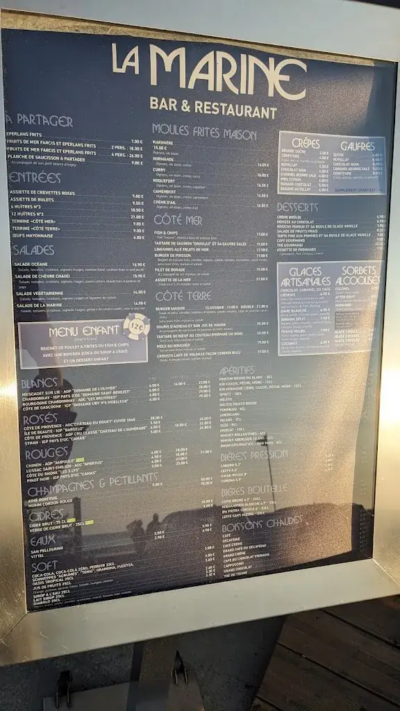 Menu_La Marine_Langrune-sur-Mer_image_1