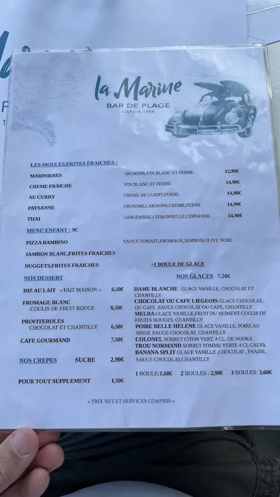 Menu_La Marine_Langrune-sur-Mer_image_2