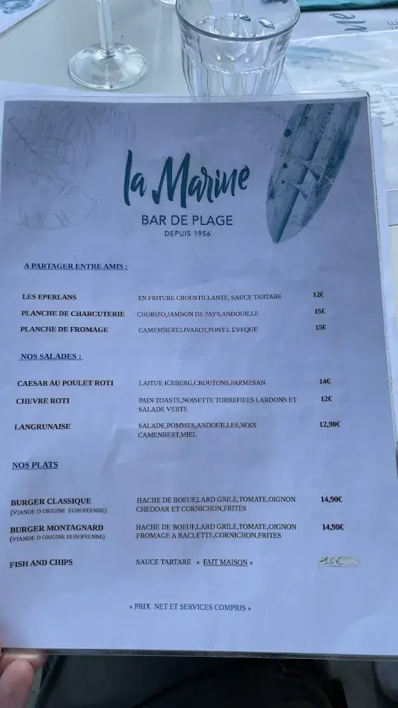 Menu_La Marine_Langrune-sur-Mer_image_4