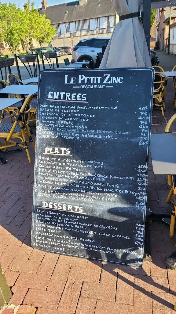 Menu_Le Petit Zinc Restaurant_Orbec_image_3