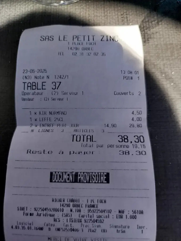 sylvaine ossart_Le Petit Zinc Restaurant_Orbec_review