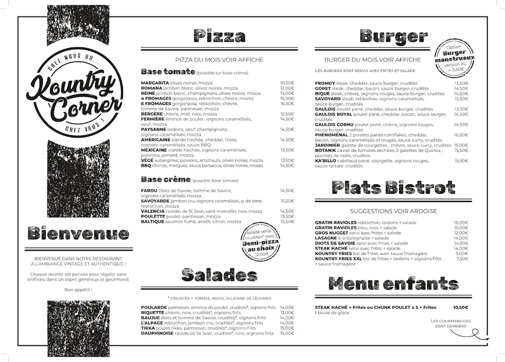 Menu_Kountry Corner Gresy sur Aix_Grésy-sur-Aix_immagine_2