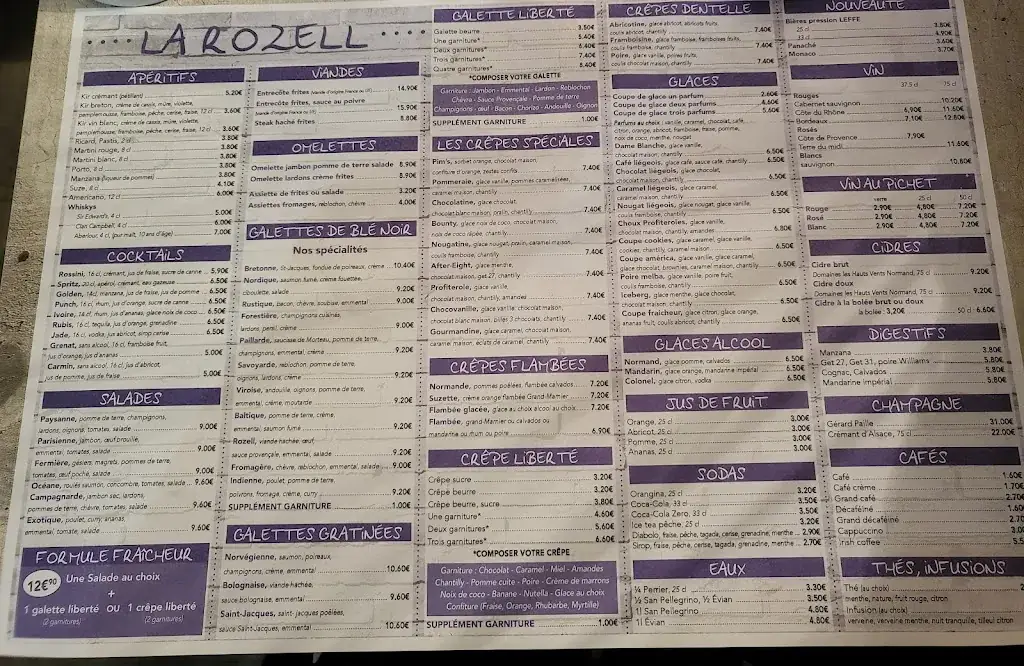 Menu_Crêperie La Rozell_Grand-Quevilly_image_2
