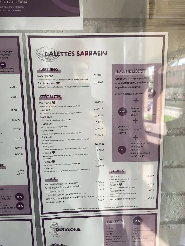 Menu_Crêperie La Rozell_Grand-Quevilly_image_3