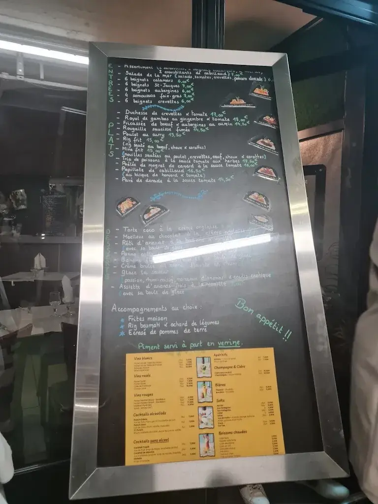 Menu_Restaurant Saveurs Ile Maurice_Havre_image_2