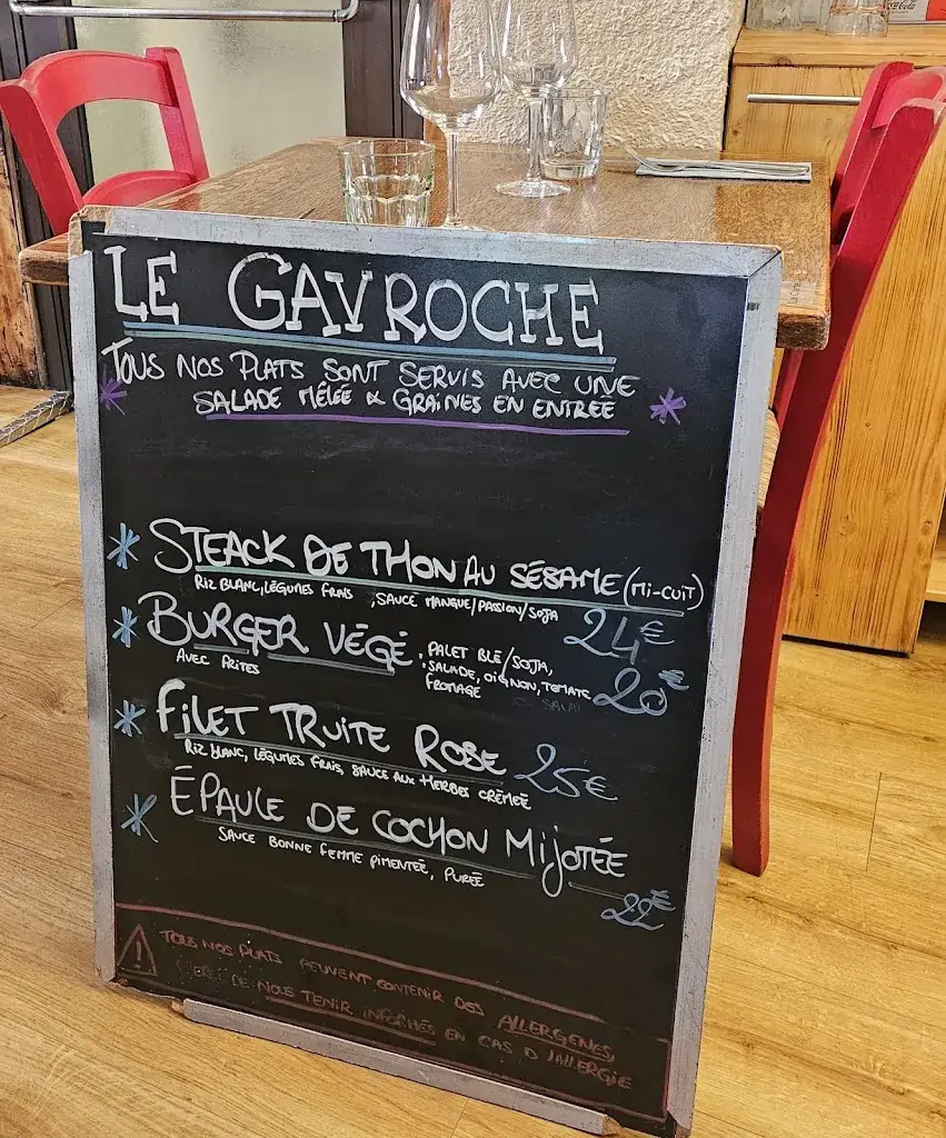 Menu_Le Gavroche_Roche-sur-Foron_image_1