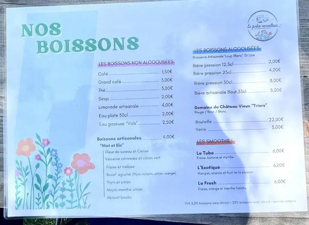 Menu_Le jardin merveilleux | Hauterives_Hauterives_image_1