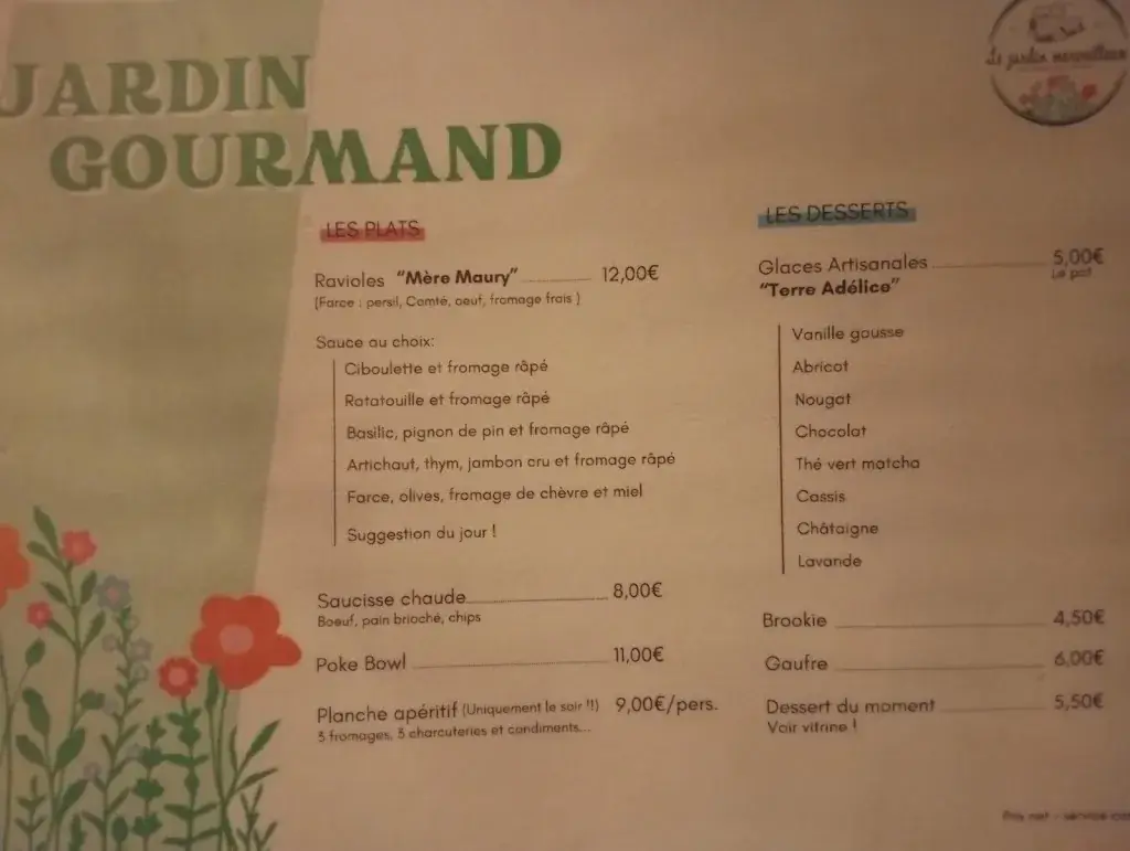 Menu_Le jardin merveilleux | Hauterives_Hauterives_image_4