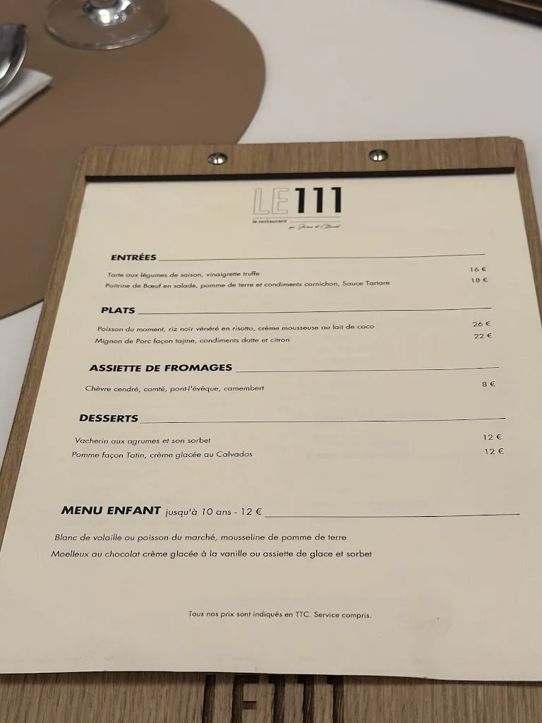 Menu_Le 111_Mesnil-Esnard_image_1