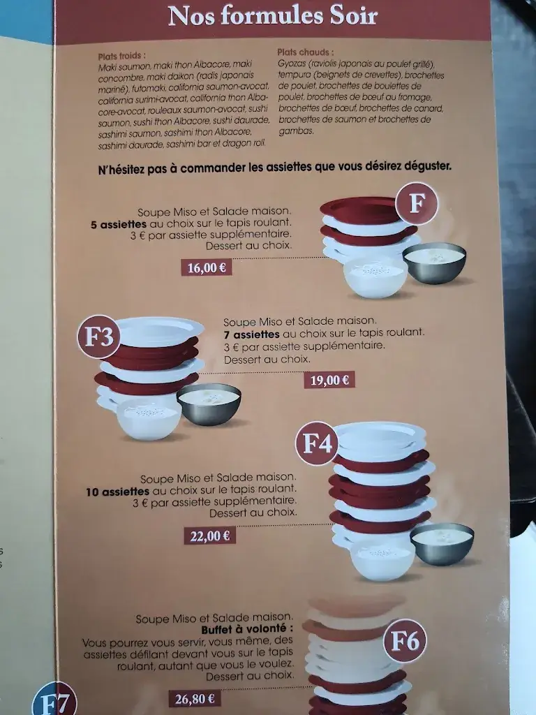 Menu_Fujiya Sushi I Buffet à volonté_Mesnil-Esnard_image_1