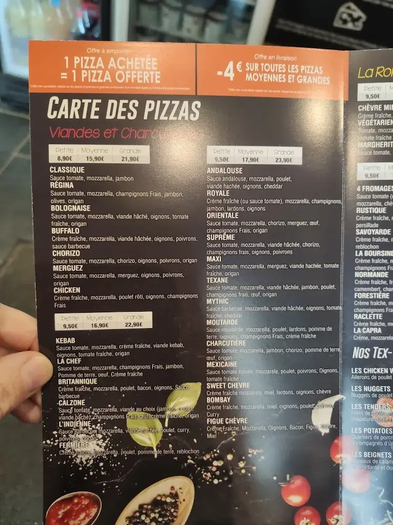 Menu_La Pizzeta Mesnil Esnard_Mesnil-Esnard_imagen_1