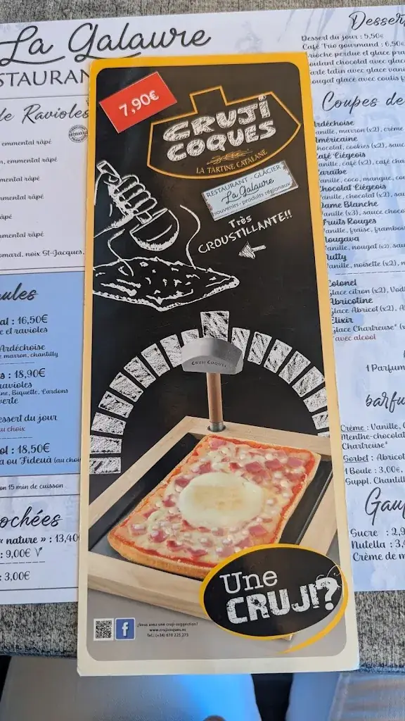 Menü_Snack-Bar La Galaure_Hauterives_Bild_3