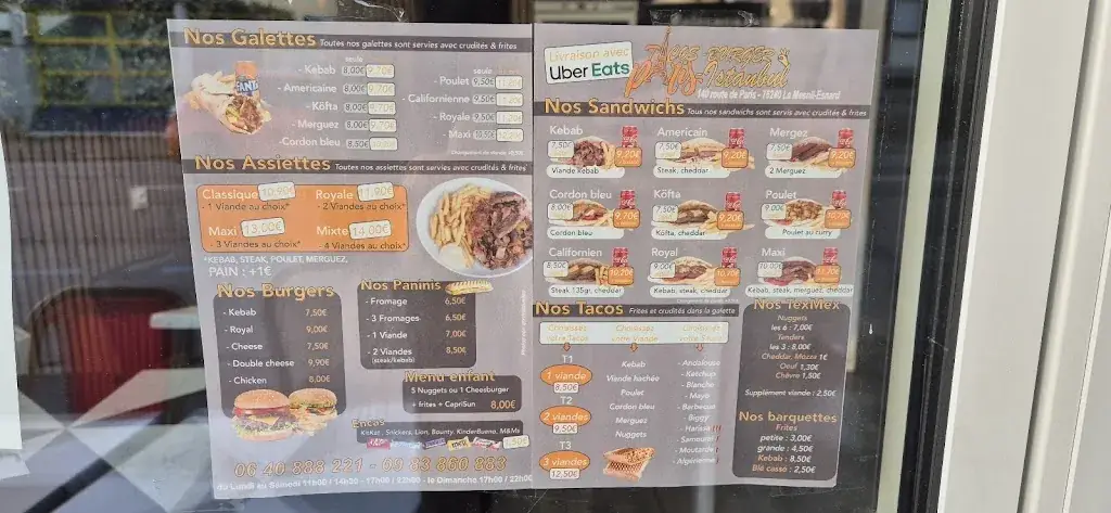 Menü_Paris Istanbul Kebab_Mesnil-Esnard_Bild_1