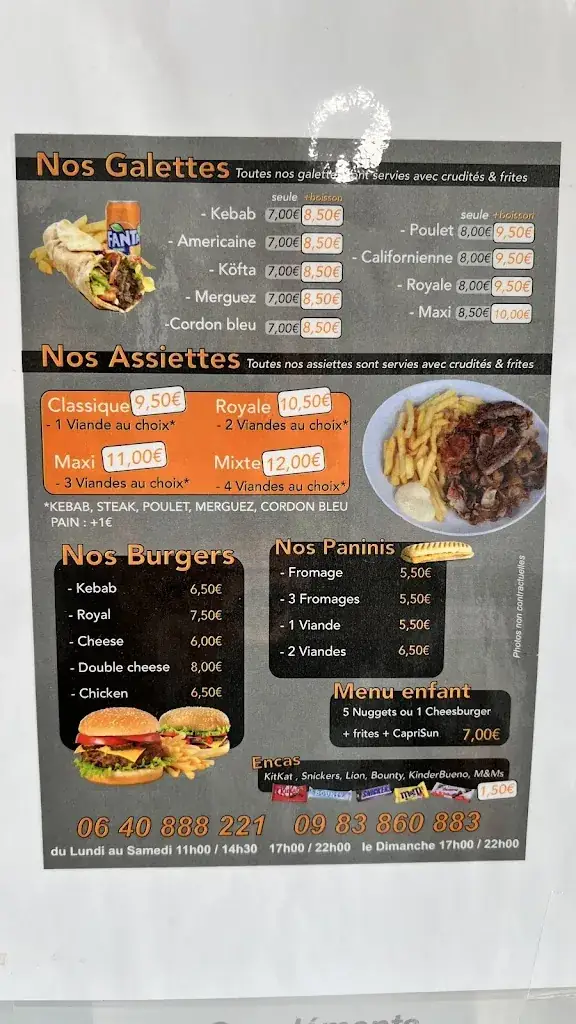 Menü_Paris Istanbul Kebab_Mesnil-Esnard_Bild_3