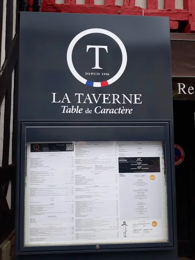 Menu_La Taverne - Table de caractère - Rouen Bonsecours_Bonsecours_image_2
