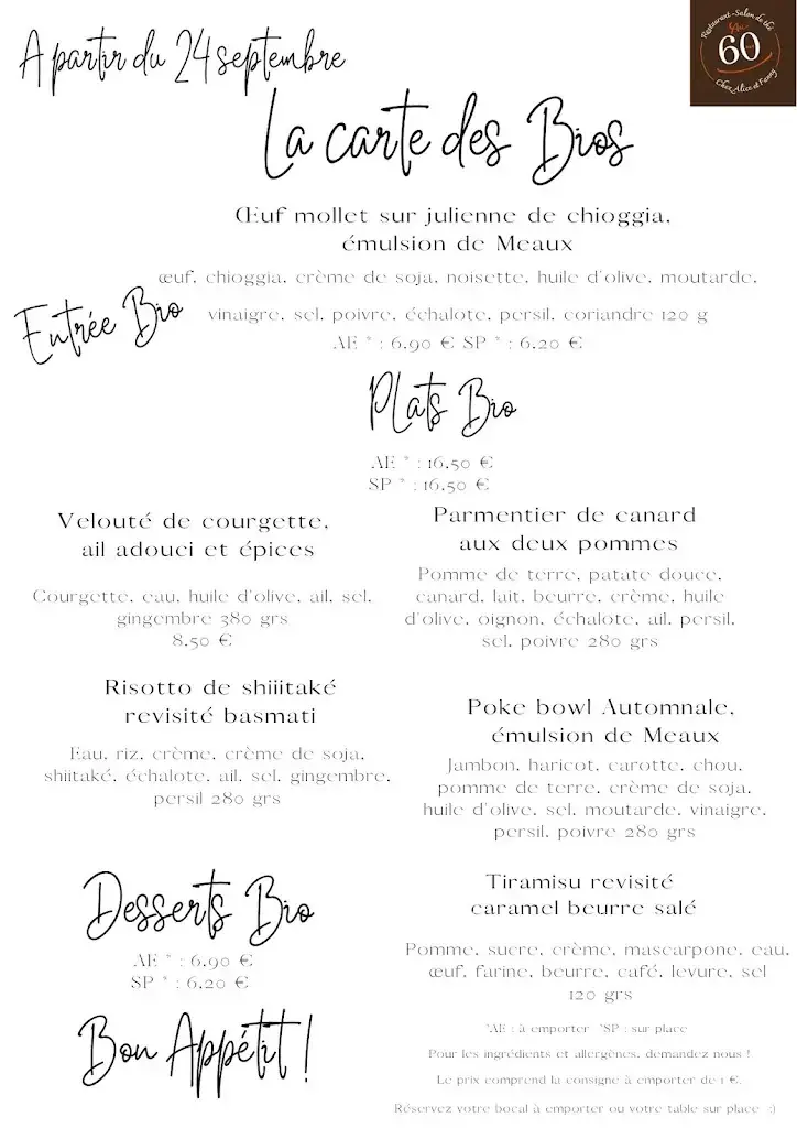 Menu_Au 60, Epicerie Fine et Gourmande_Mesnil-Esnard_image_2