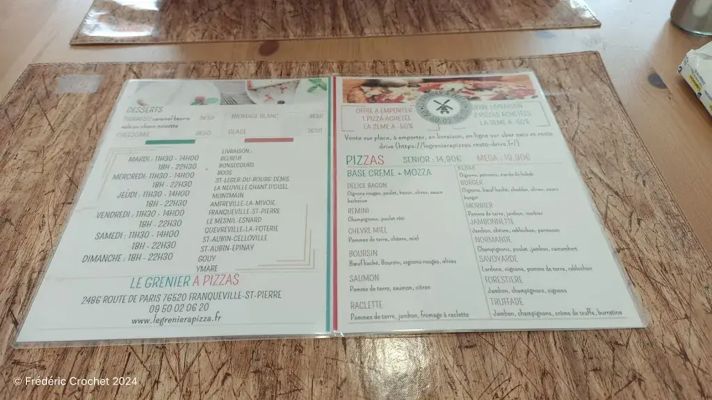 Menu_le Grenier à Pizzas Franqueville saint Pierre_Franqueville-Saint-Pierre_image_4