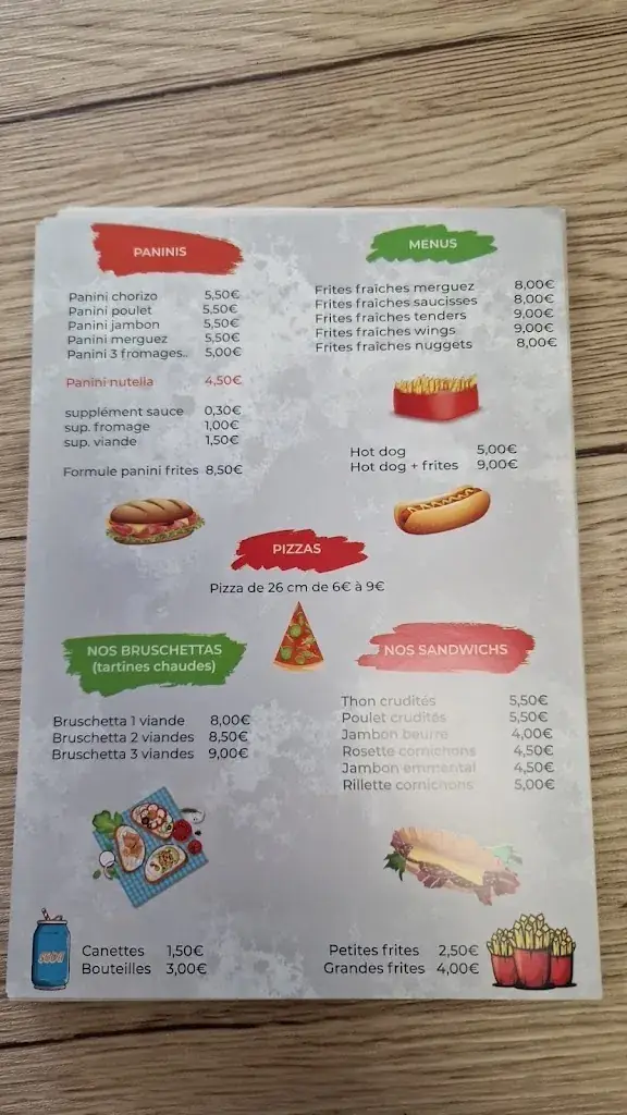 Menu_La Pâte à Thuit - Pizzeria_l'Oison_image_1