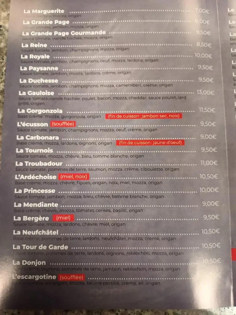 Menu_La Pâte à Thuit - Pizzeria_l'Oison_image_2