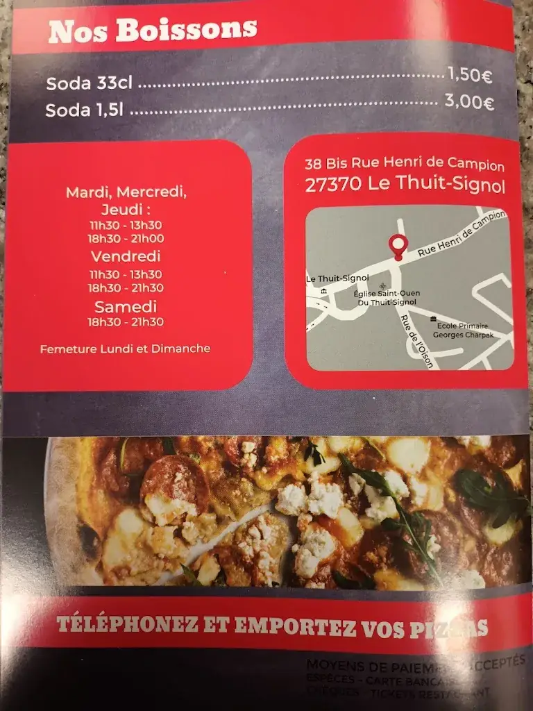 Menu_La Pâte à Thuit - Pizzeria_l'Oison_image_4