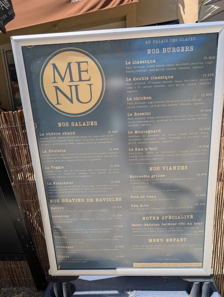 Menu_Le Palais Des Glaces_Hauterives_imagen_2