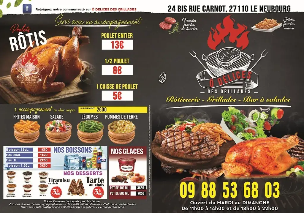 Menu_PIZZA Ô délices des grillades Le Neubourg_Neubourg_image_3