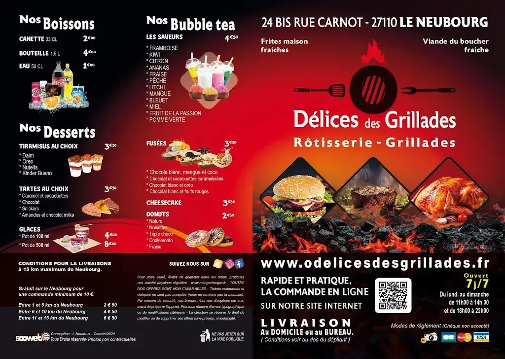 Menu_Délices burger Carnot le Neubourg_Neubourg_image_3