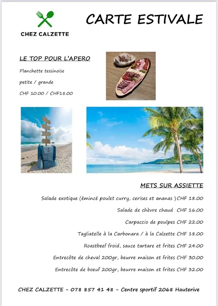 Menu_Chez Calzette - Buvette du FC Hauterive_Hauterive_image_2
