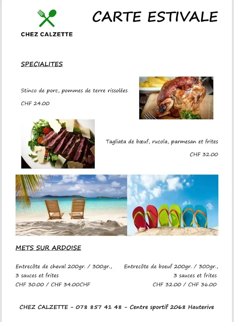 Menu_Chez Calzette - Buvette du FC Hauterive_Hauterive_image_3