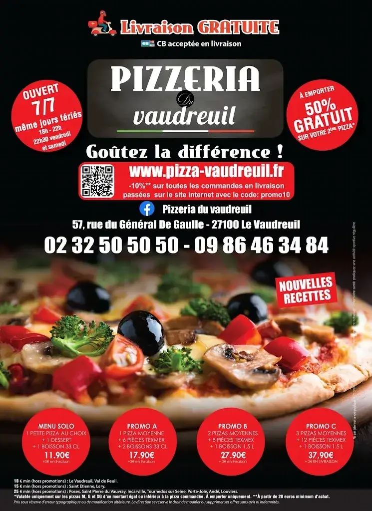 Menu_Pizzeria du Vaudreuil_Vaudreuil_image_3