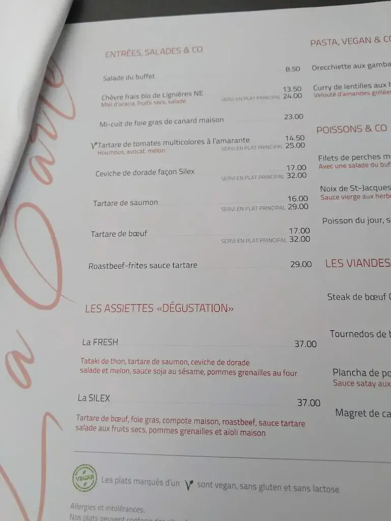 Menu_Restaurant Le Silex_Hauterive_image_4
