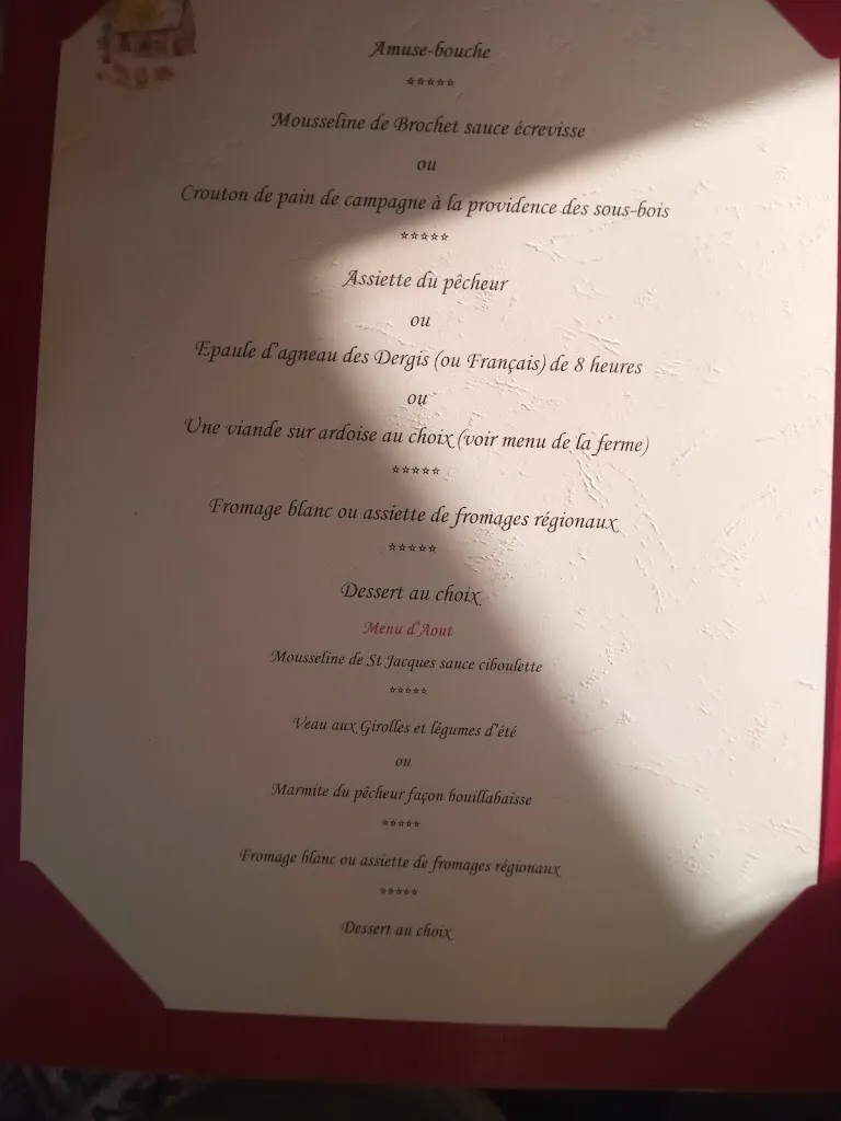 Menü_La Ferme Guichard_d'Hauteville_Bild_2