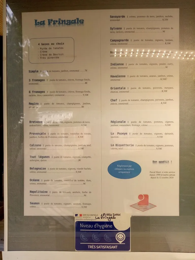 Menu_La Fringale_Andelys_image_1