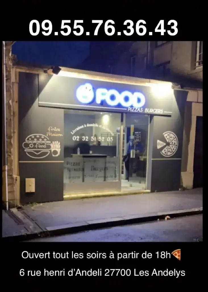 O'food restaurant in Andelys