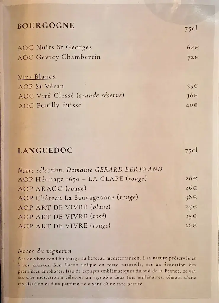 Menu_L'auberge De La Praille_Hauteville_image_1